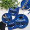 Graduation decorations 2026 Graduation Plates and Napkins Blue Disposable Paper Plates Luncheon Napkins Cocktail Napkins for Congrats Grad Party Decorations, Serve 50